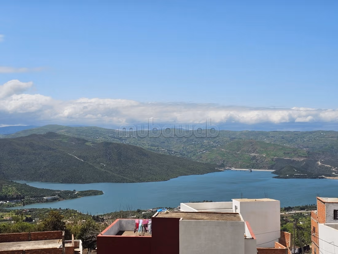 Villa à vendre avec vue exceptionnelle sur le Barrage Chérif Idrissi 
a Zinat Tétouan