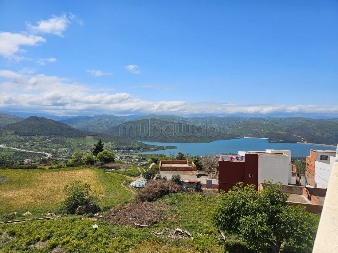 Villa à vendre avec vue exceptionnelle sur le Barrage Chérif Idrissi 
a Zinat Tétouan