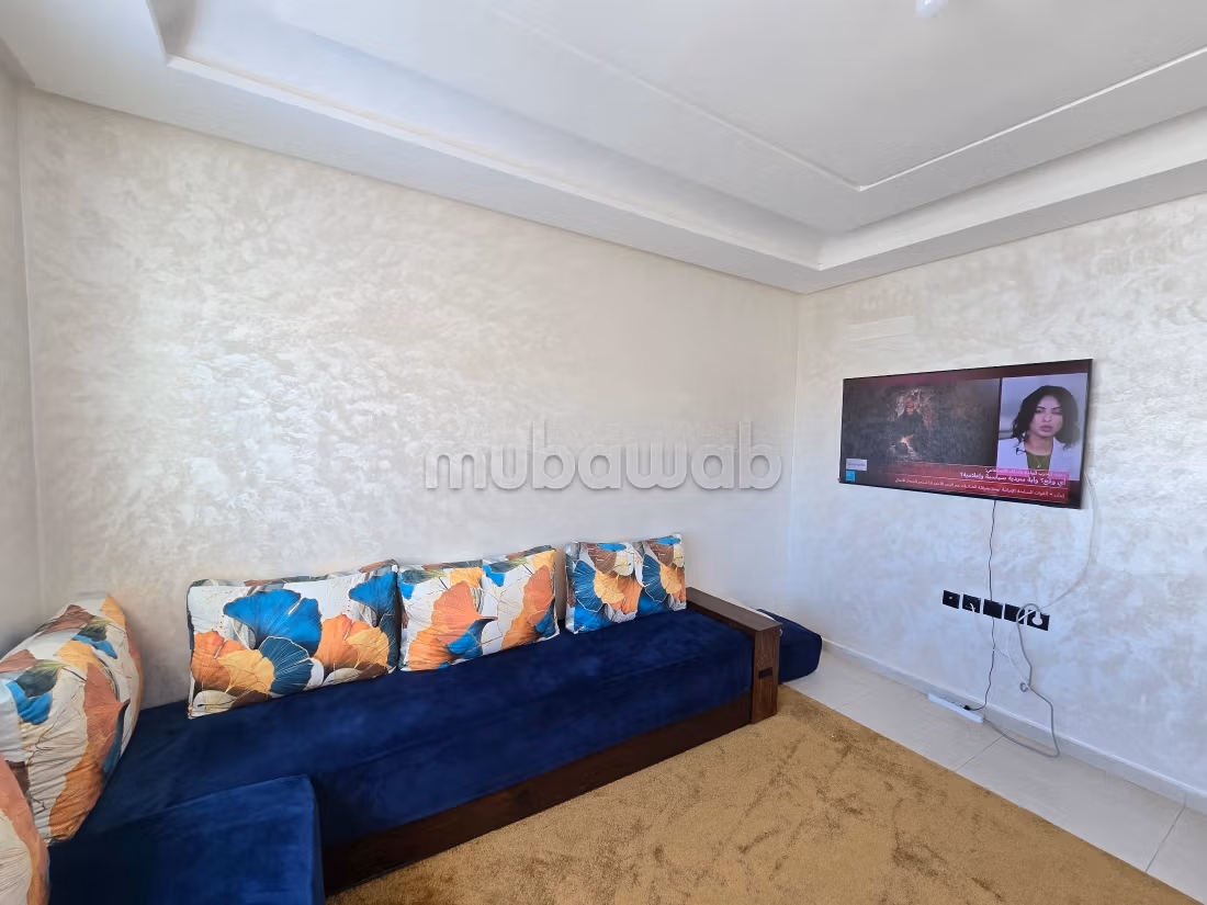 Appartamento ammobiliato con 2 camere da letto e piscina – a 5 minuti dalla spiaggia di El Mansouria – affitto a breve e lungo termine
