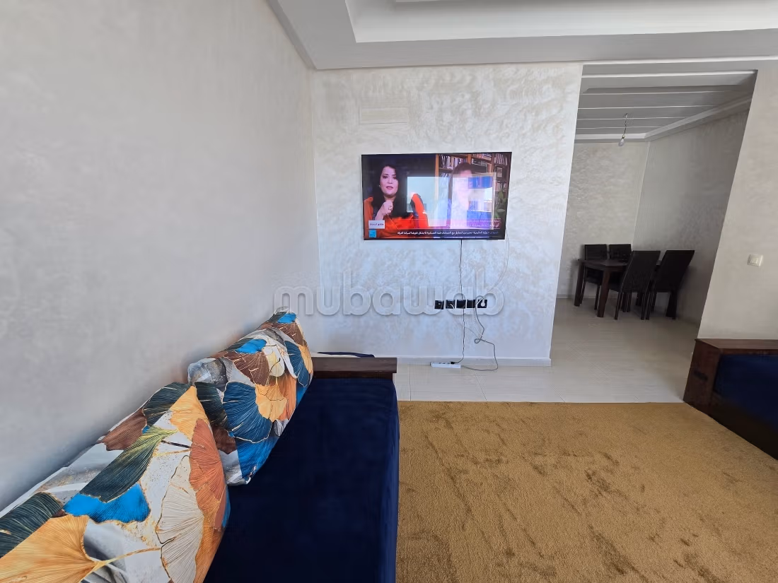 Appartamento ammobiliato con 2 camere da letto e piscina – a 5 minuti dalla spiaggia di El Mansouria – affitto a breve e lungo termine