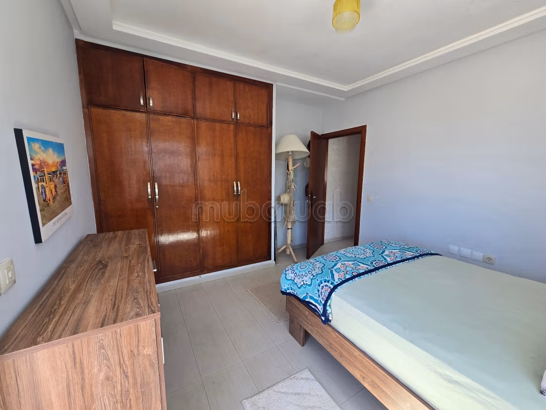 Appartamento ammobiliato con 2 camere da letto e piscina – a 5 minuti dalla spiaggia di El Mansouria – affitto a breve e lungo termine