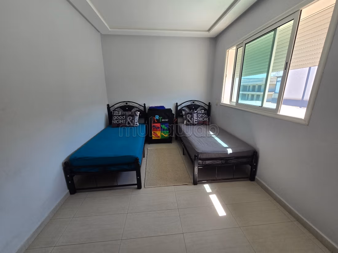 Appartamento ammobiliato con 2 camere da letto e piscina – a 5 minuti dalla spiaggia di El Mansouria – affitto a breve e lungo termine