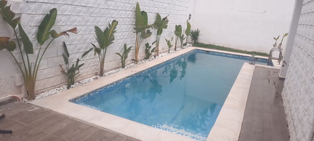 Villa ennasr2 rénovée 2niveaux piscine sauna garage 2voi