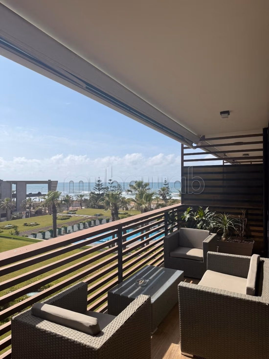 Loue appt meuble residence securise vue/mer