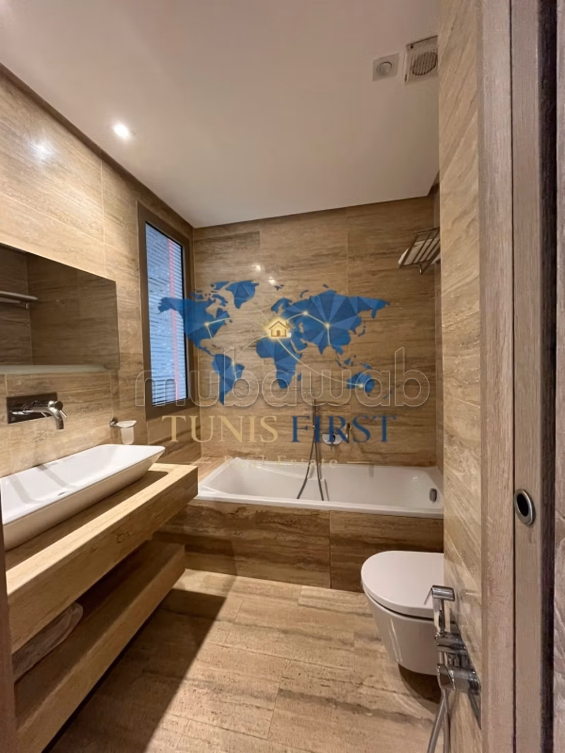 In affitto appartamento S2 arredato a Gammarth con piscina