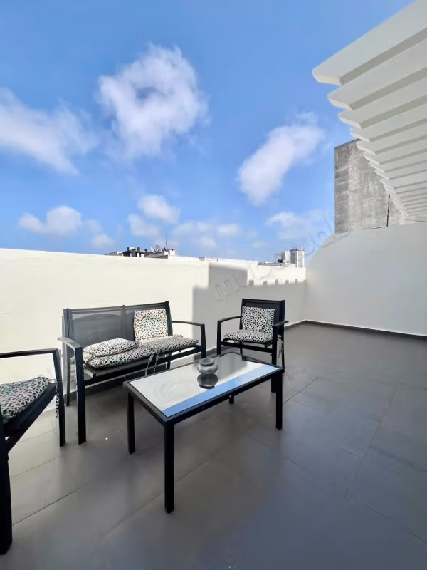 Dernier etage terrasse racine