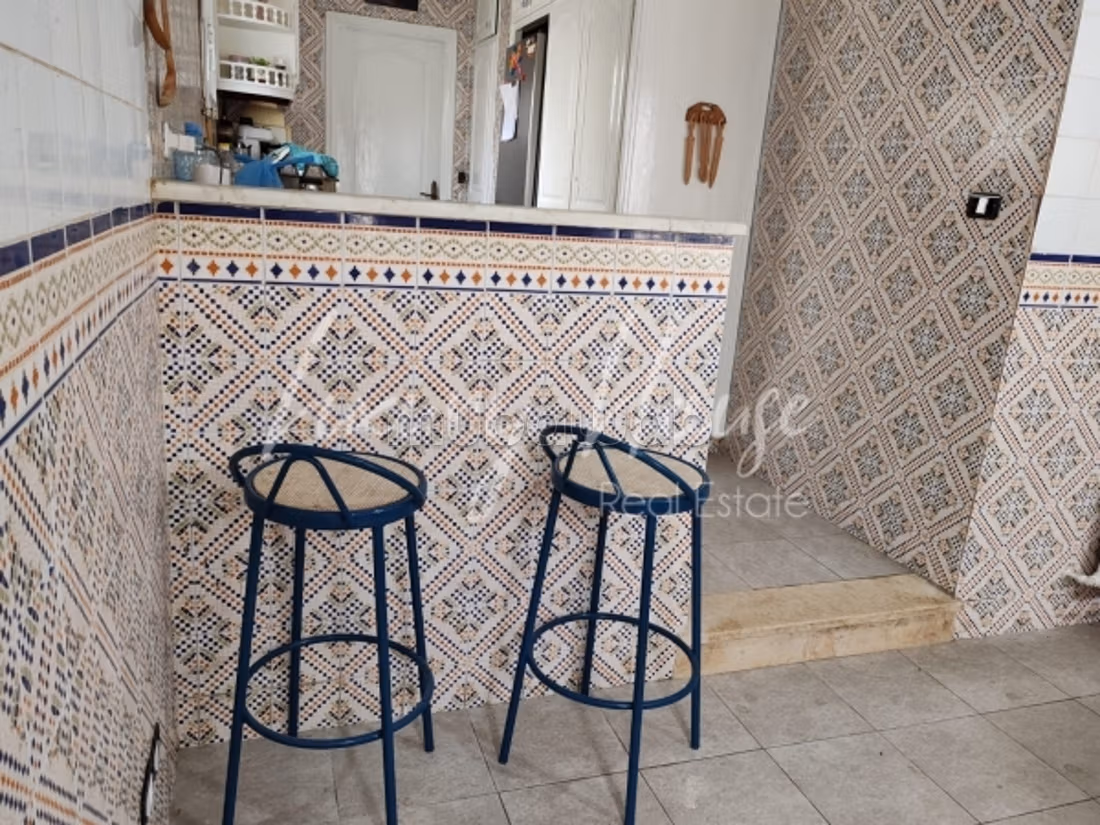 Villa S3 meublée à la Marsa vue mer