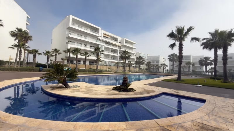 Appartement 3ch meublé à louer longue durée – 150 m² – front de mer dar bouazza