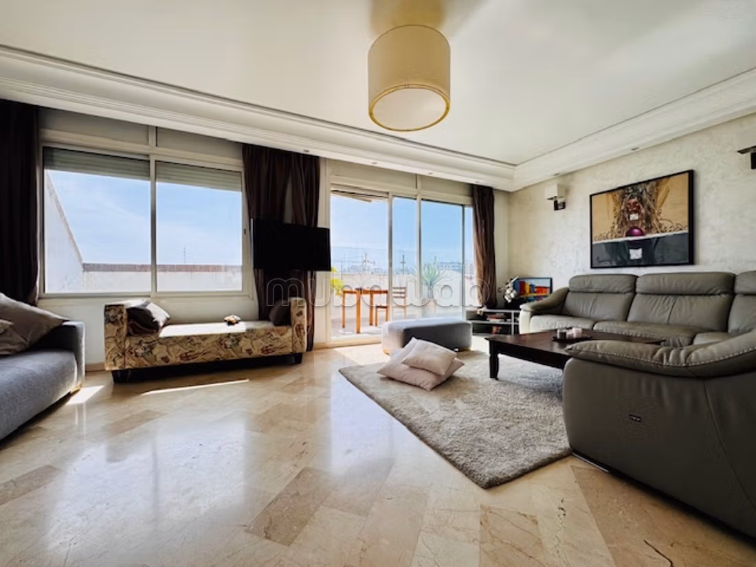 Dernier etage terasse soleil proche catedrale et parc de la ligue arabe — 6