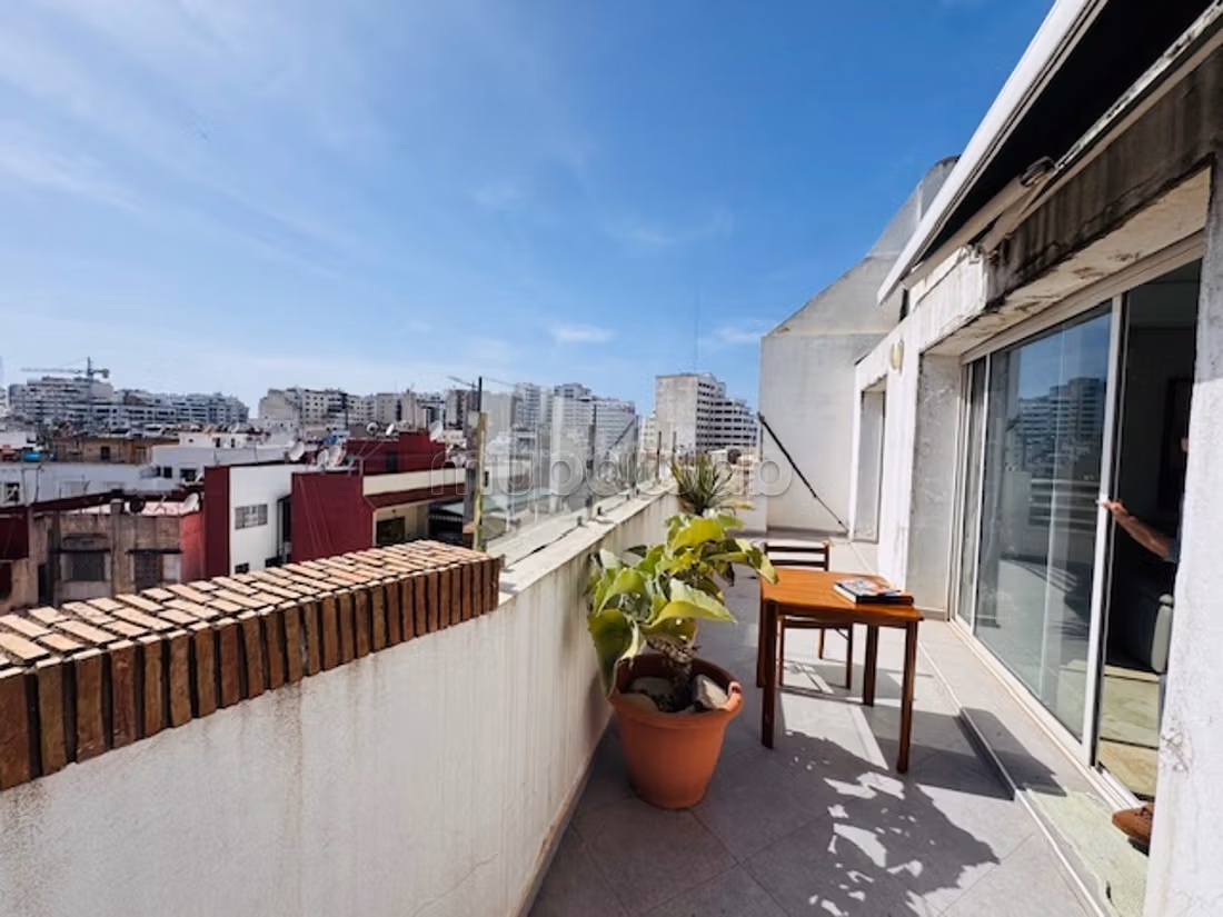 Dernier etage terasse soleil proche catedrale et parc de la ligue arabe — 4