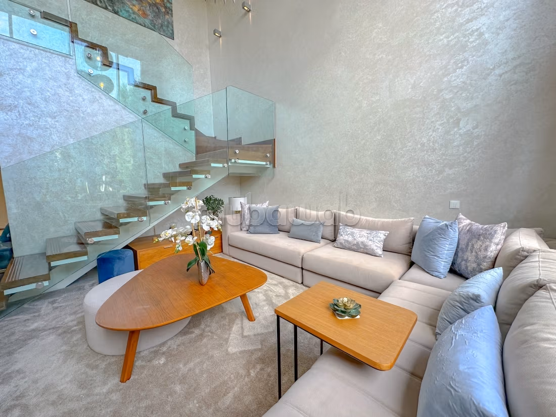 Gemeubileerde duplex in Bouskoura Groene Stad