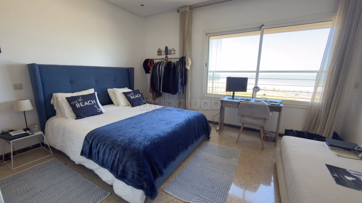 Vue Mer Exceptionnelle – Appartement Haut Standing 122m² à Dar Bouazza