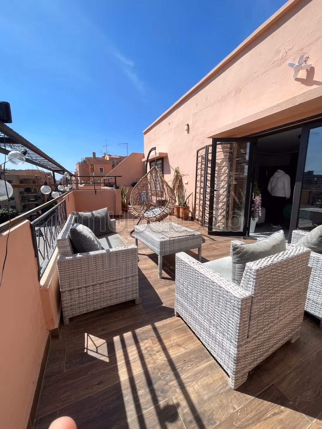 Bel appartement meublé de 113 m² avec rooftop