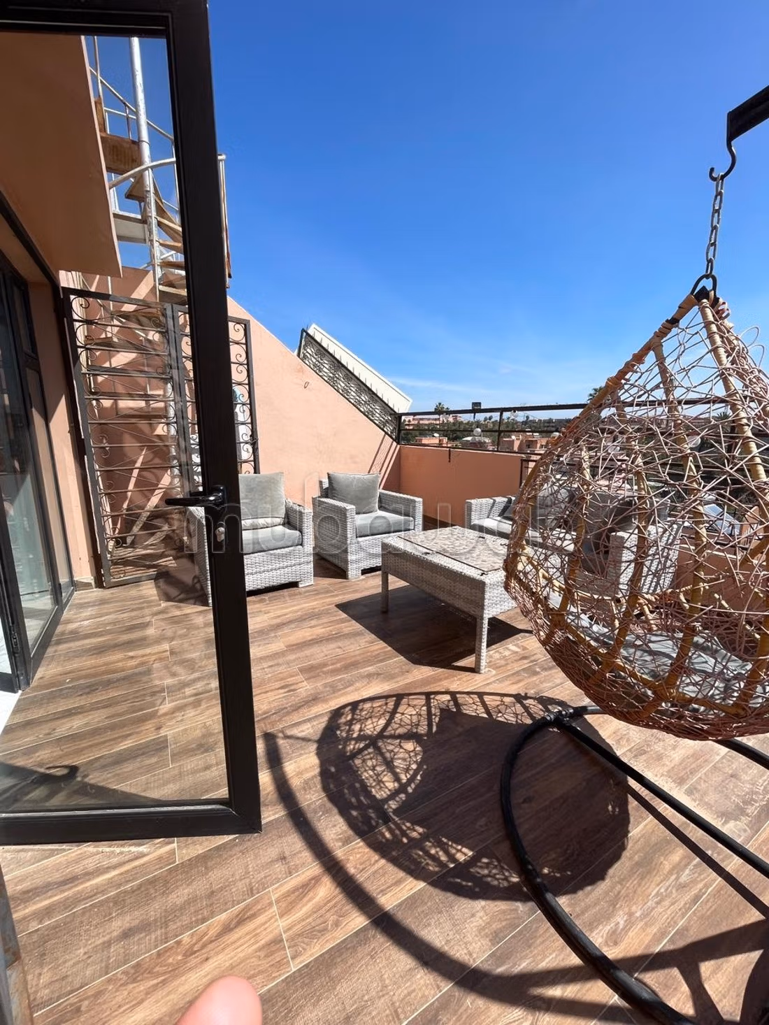 Bel appartement meublé de 113 m² avec rooftop