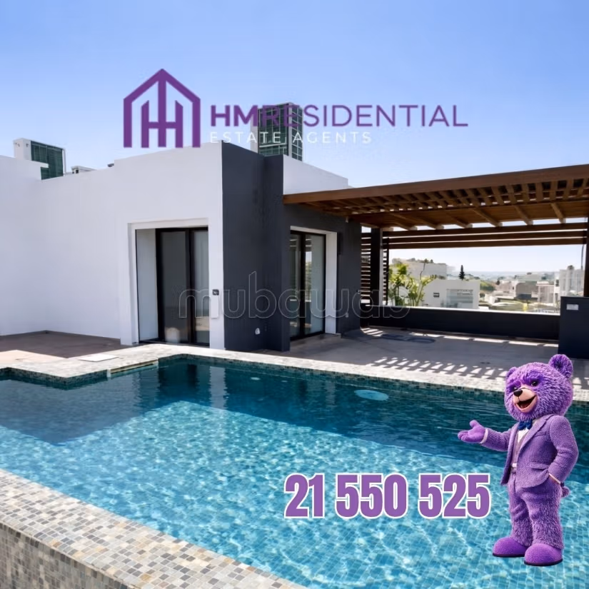 Triplex d’exception avec rooftop et piscine