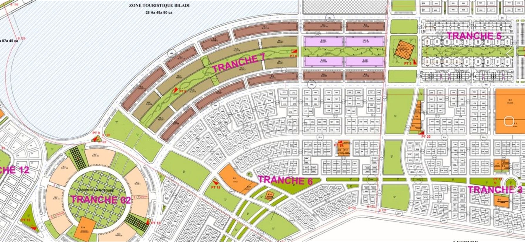 Terrain vilka a vendre 400m2