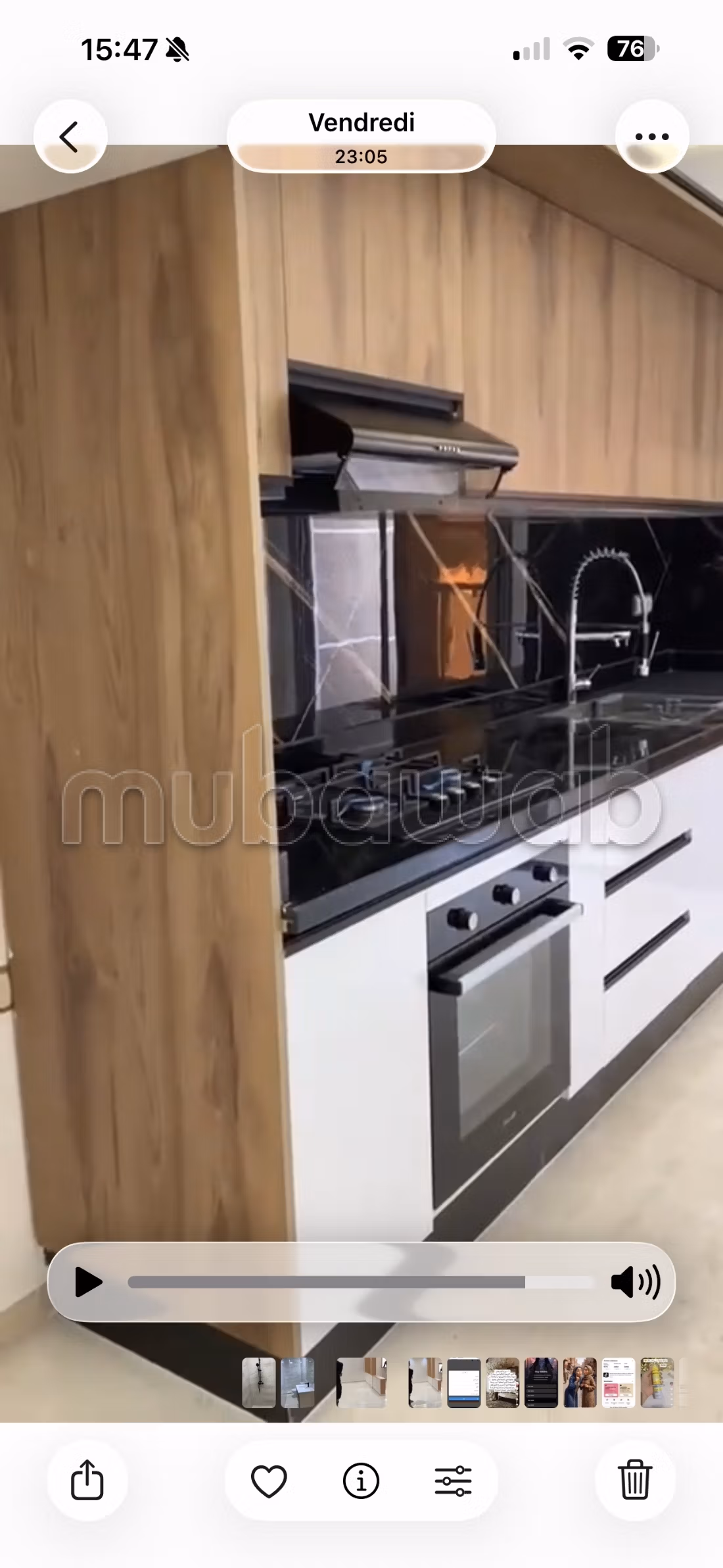 Appartement magnifique à vendre dans le quartier administratif. 1 chambre. Balcon ensoleillé