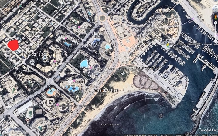 À vendre – Terrain de prestige à Yasmine Hammamet