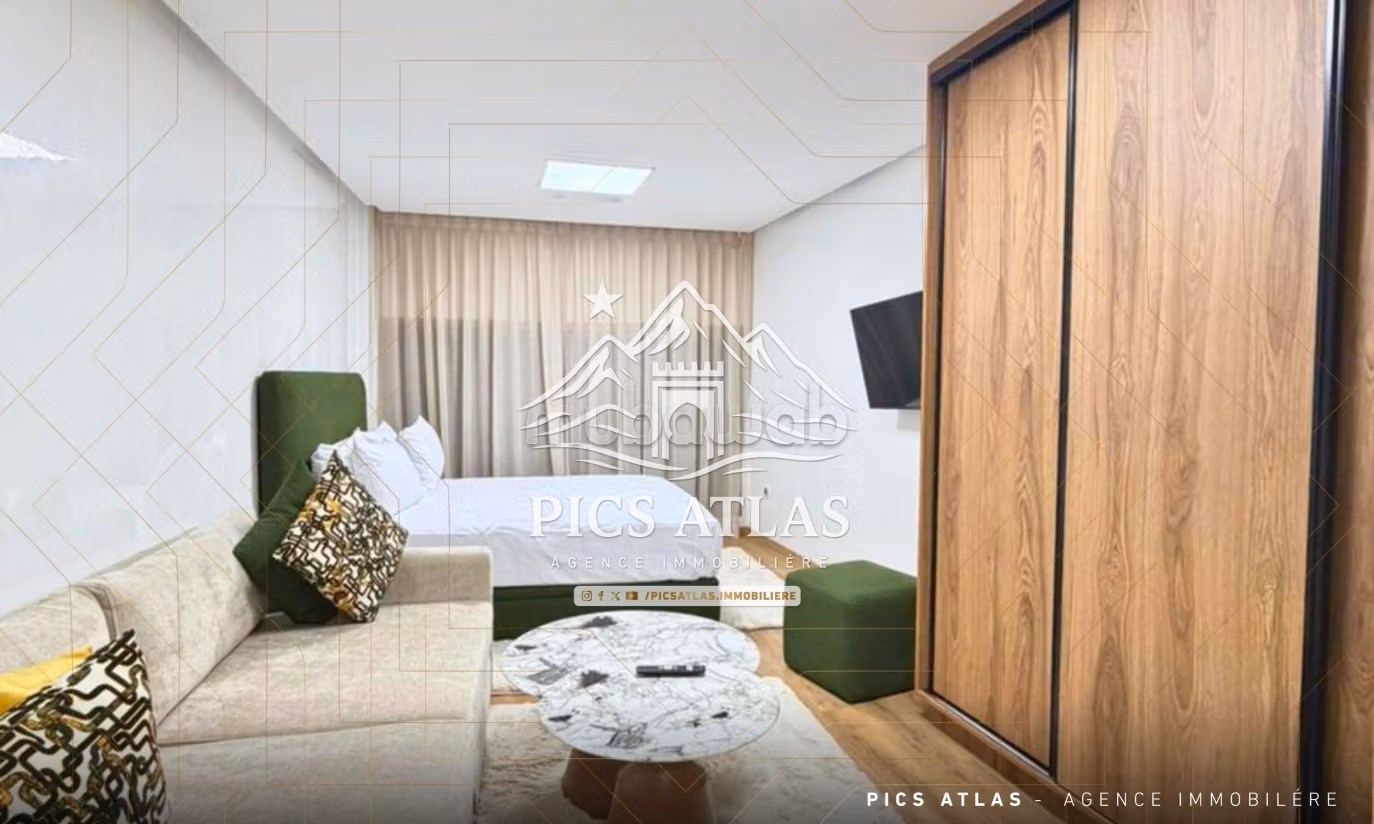 Studio meublé à louer – Route de Casablanca – Marrakech