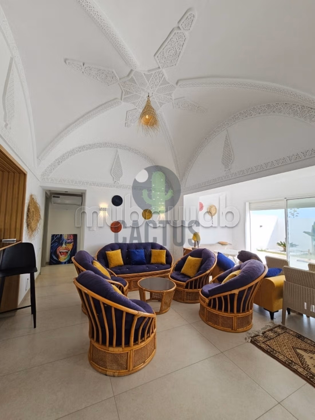 Vacation location Villa S3 feet in the water in Maamoura