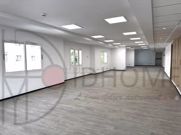 An Open Space of 250m² with a good standing: