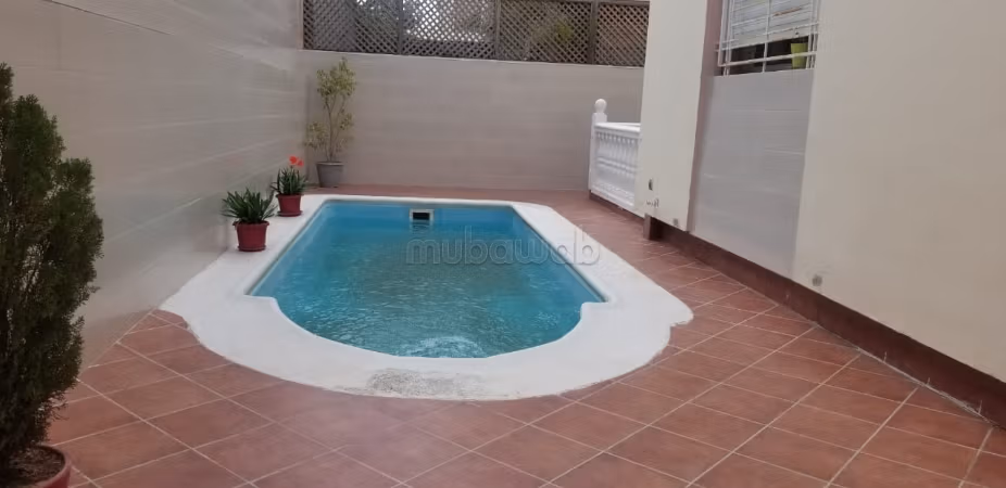 Posizione villa EVC con piscina sulla strada Achakar