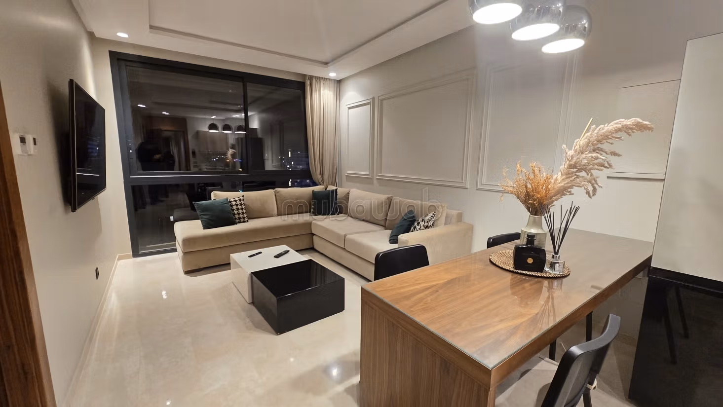 Studio meublé à louer – Casa Finance City — 3