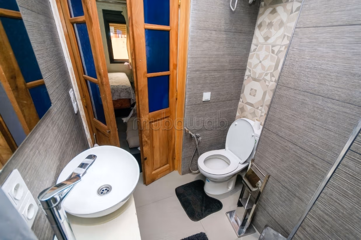 Appartement de 3 chambres semi meublé sur gueliz