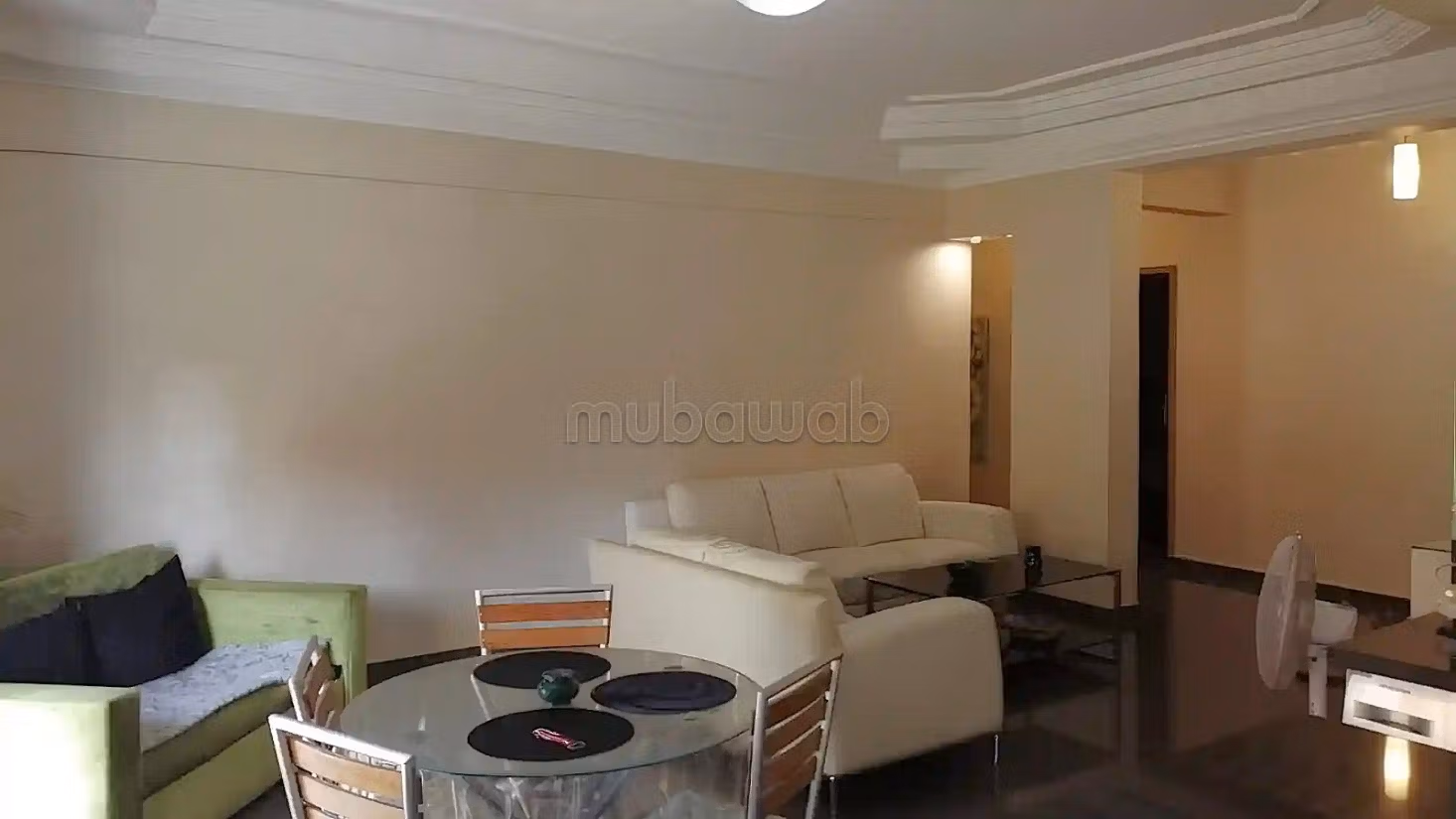 Appartement de 3 chambres semi meublé sur gueliz