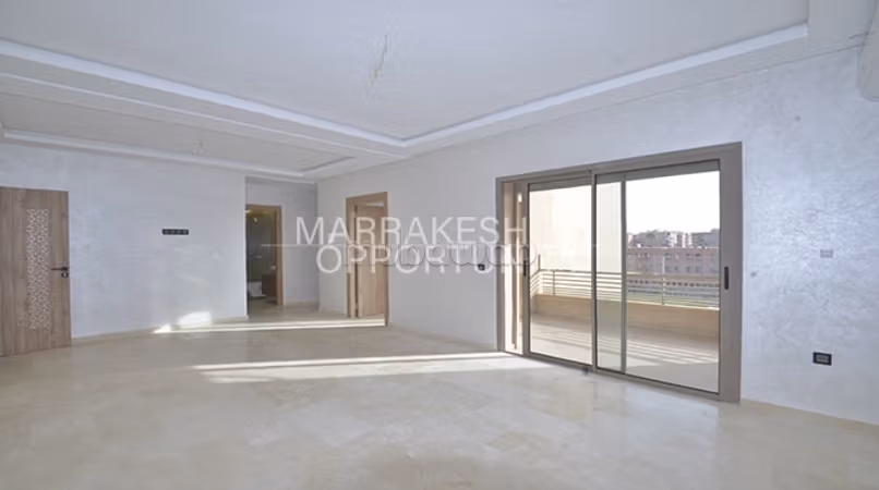Mooie ongemeubileerde appartement te huur in Gueliz
