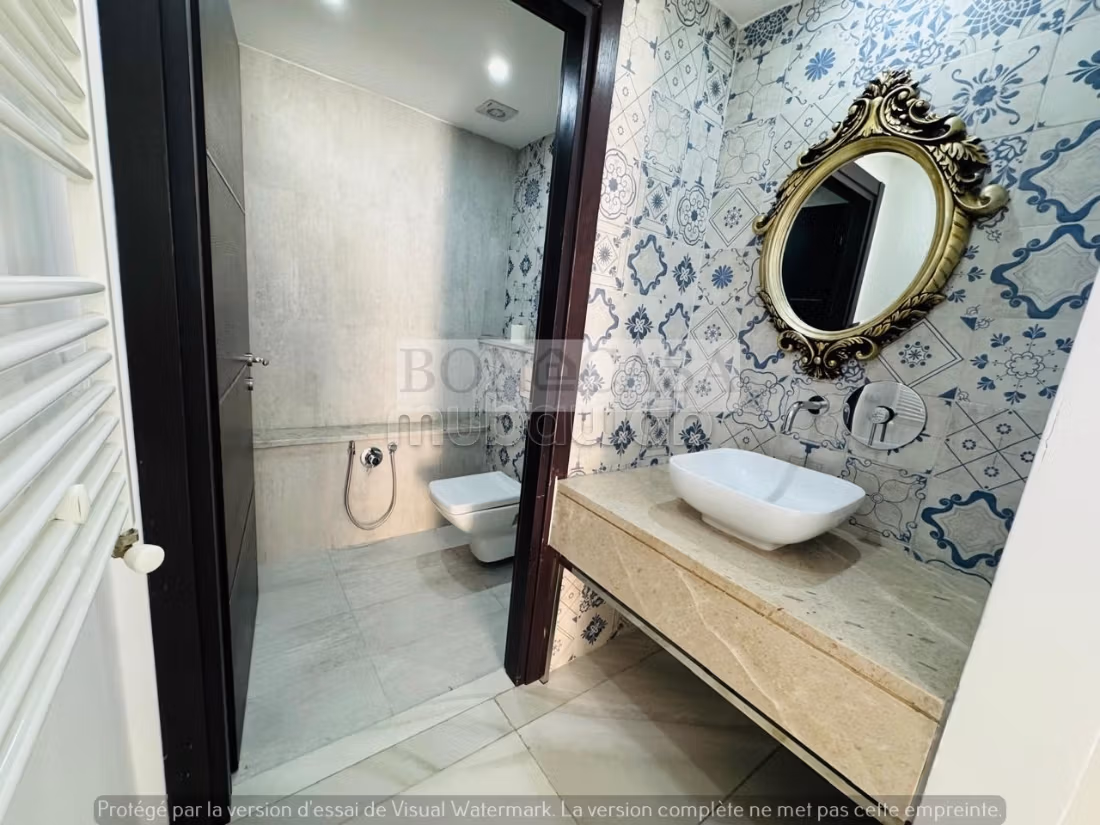 S3 with garden for rent in Gammarth