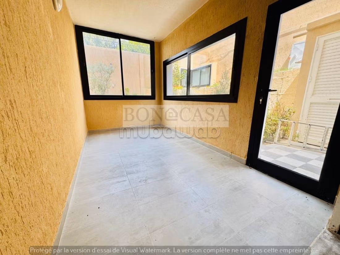 S3 with garden for rent in Gammarth