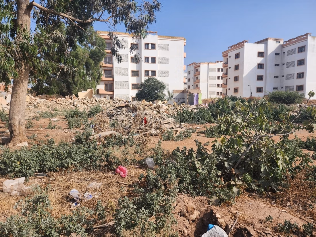Vente terrain à Lahraouiyine. Surface totale 4999 m²