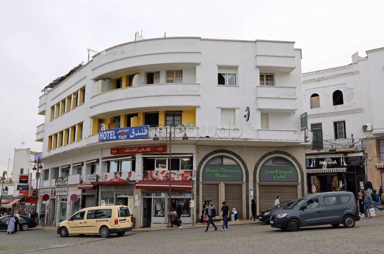 Hotel café in het hart van Grand Socco in Tanger