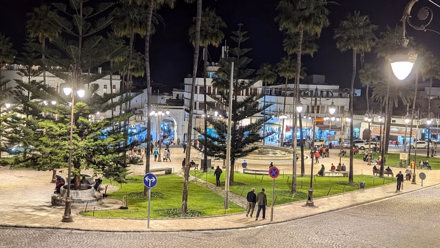 Hotel café in het hart van Grand Socco in Tanger