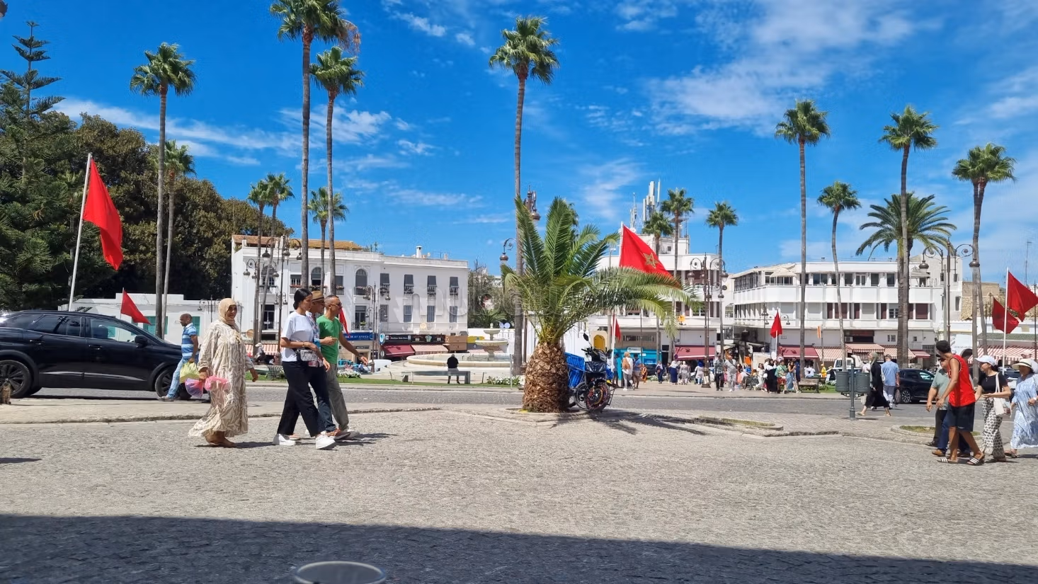 Hotel café in het hart van Grand Socco in Tanger