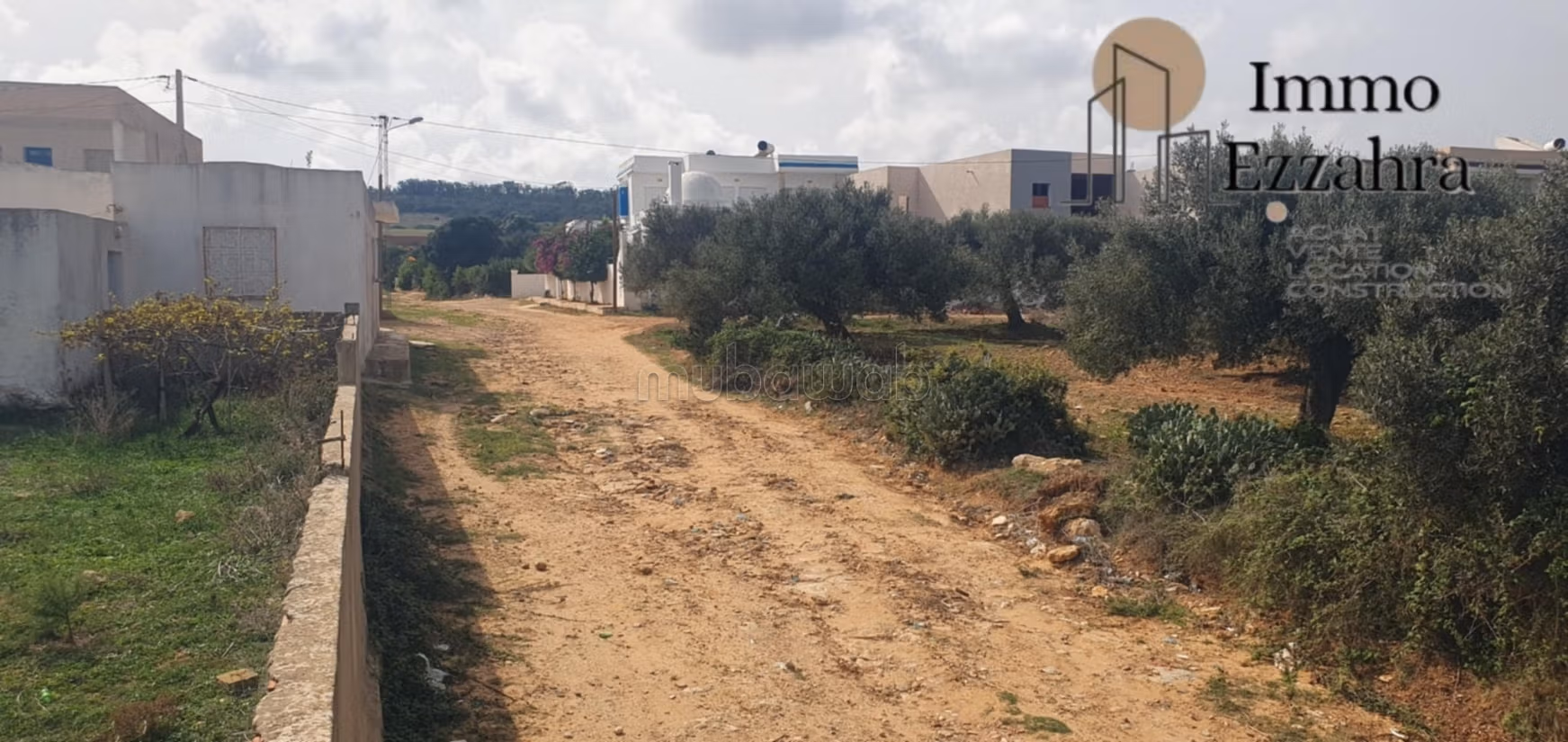 Terrain a vendre 700m de la plage ezzahra kélibia