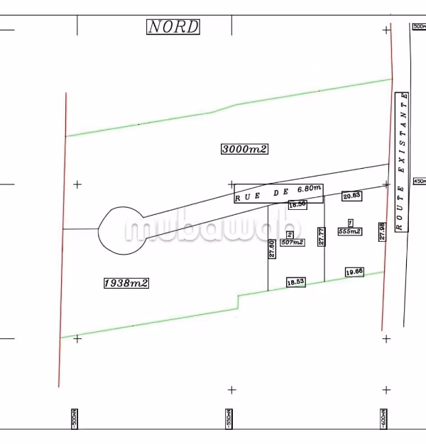 A Vendre deux Lots de Terrain à Borj Touil