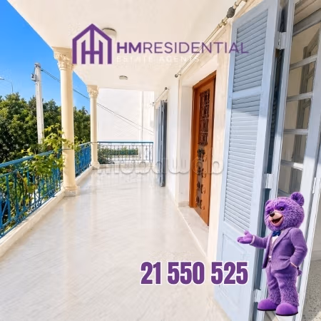 À Louer Étage de Villa S3 à La Marsa Ville