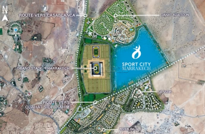 Se vende terreno en Sport City en la carretera de Casablanca