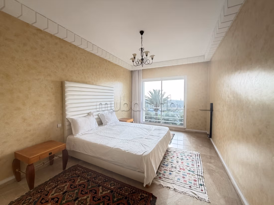 3 chambres meublé avec vue mer à la location à Ain Diab