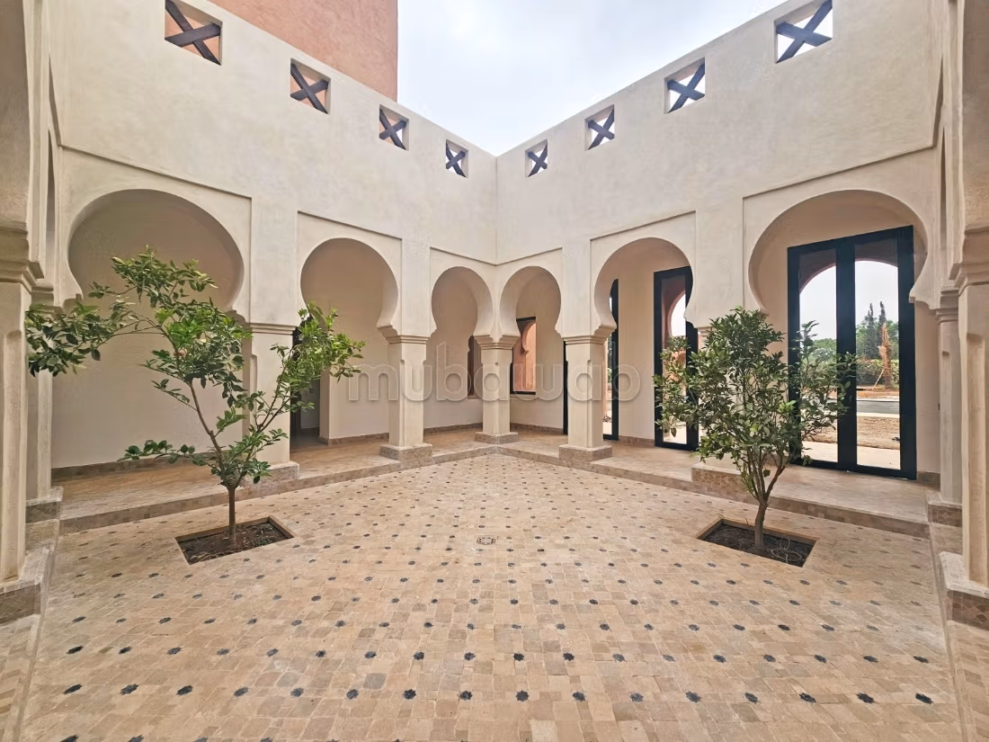 Villa riad vue atlas marrakech rte Ourika
