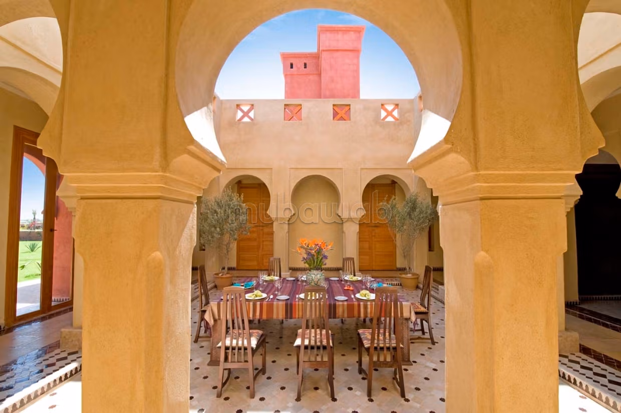 Villa riad vue atlas marrakech rte Ourika