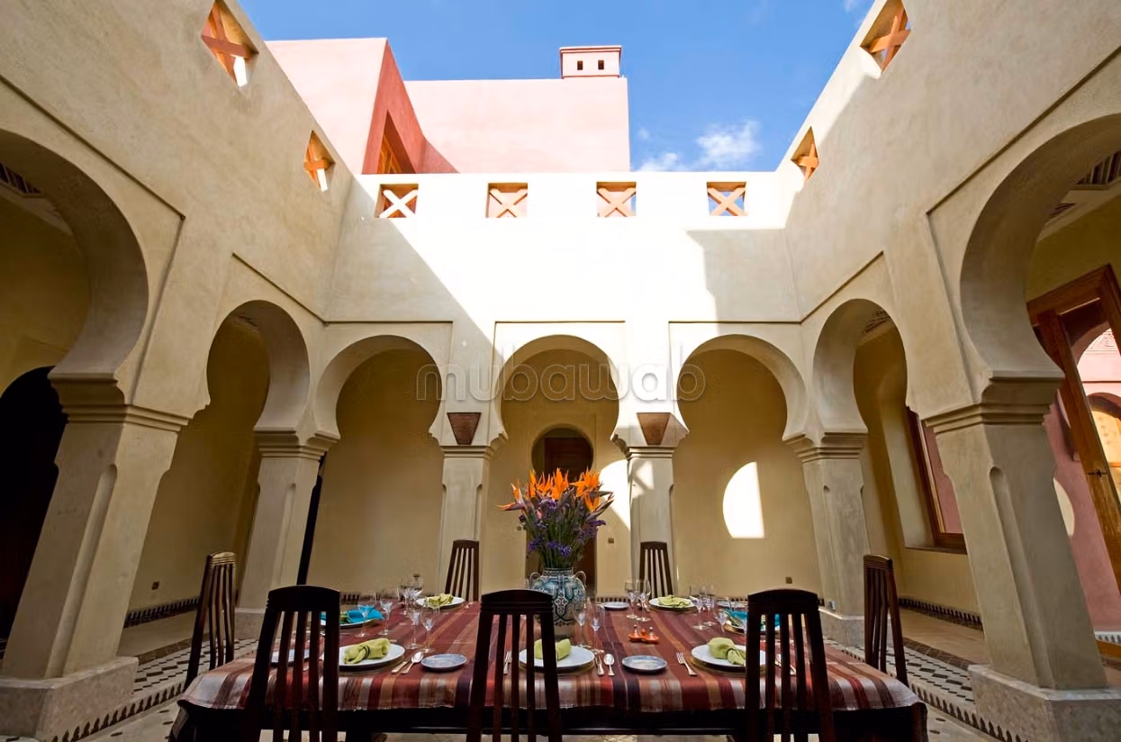 Villa riad vue atlas marrakech rte Ourika