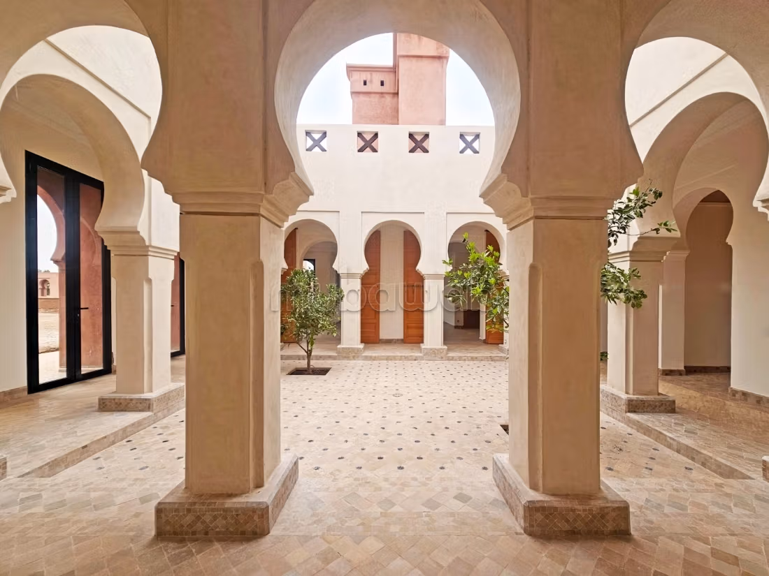 Villa riad vue atlas marrakech rte Ourika