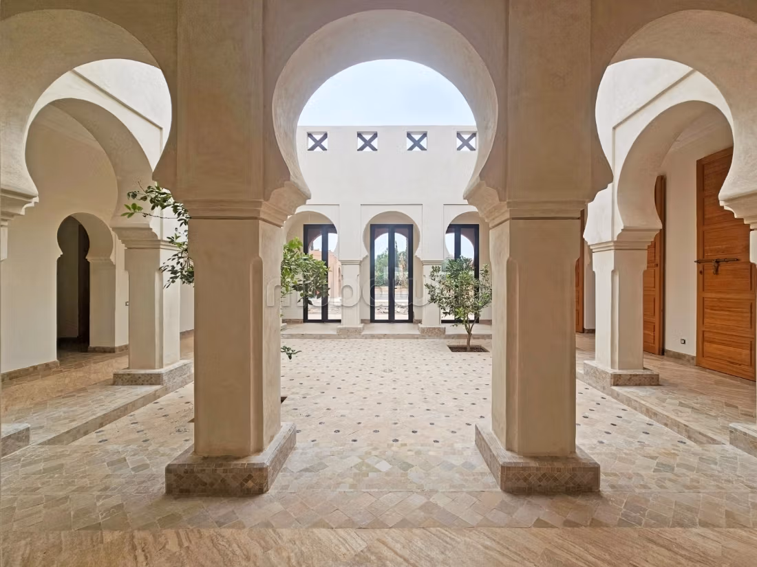 Villa riad vue atlas marrakech rte Ourika