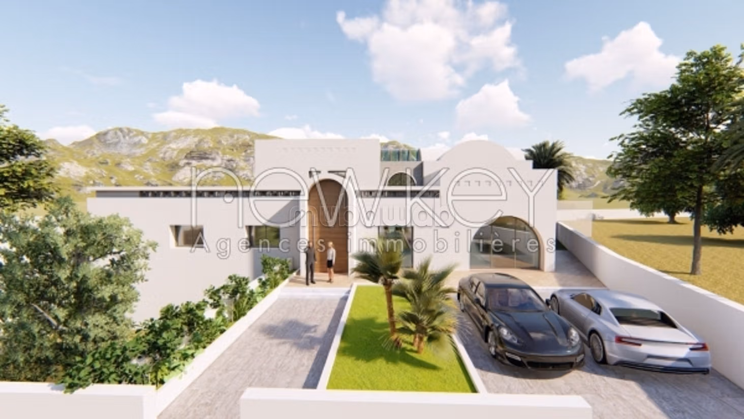 Exceptional villa with pool in Gammarth
