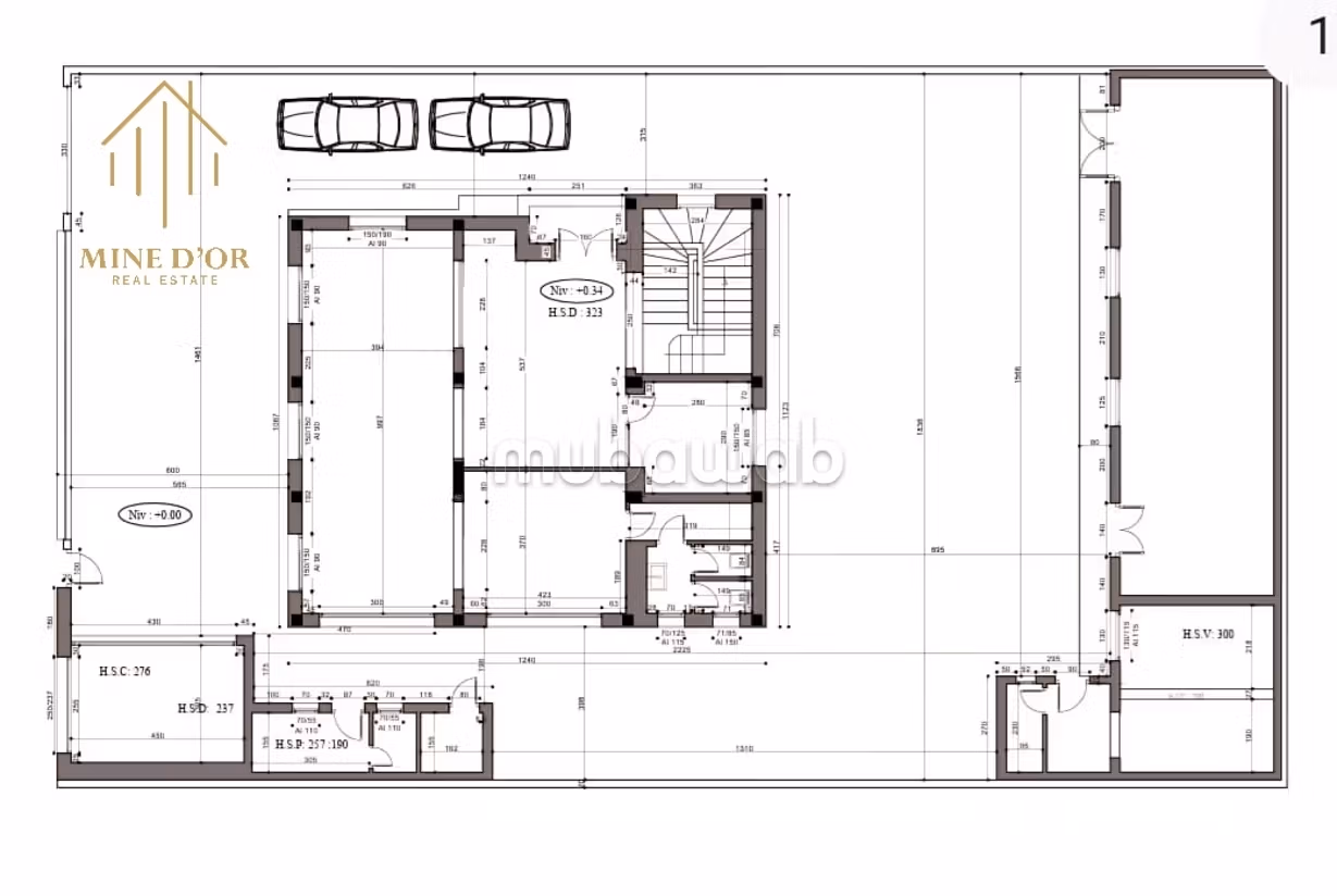 Location Immeuble Bureautique en R1 à El Menzah 1