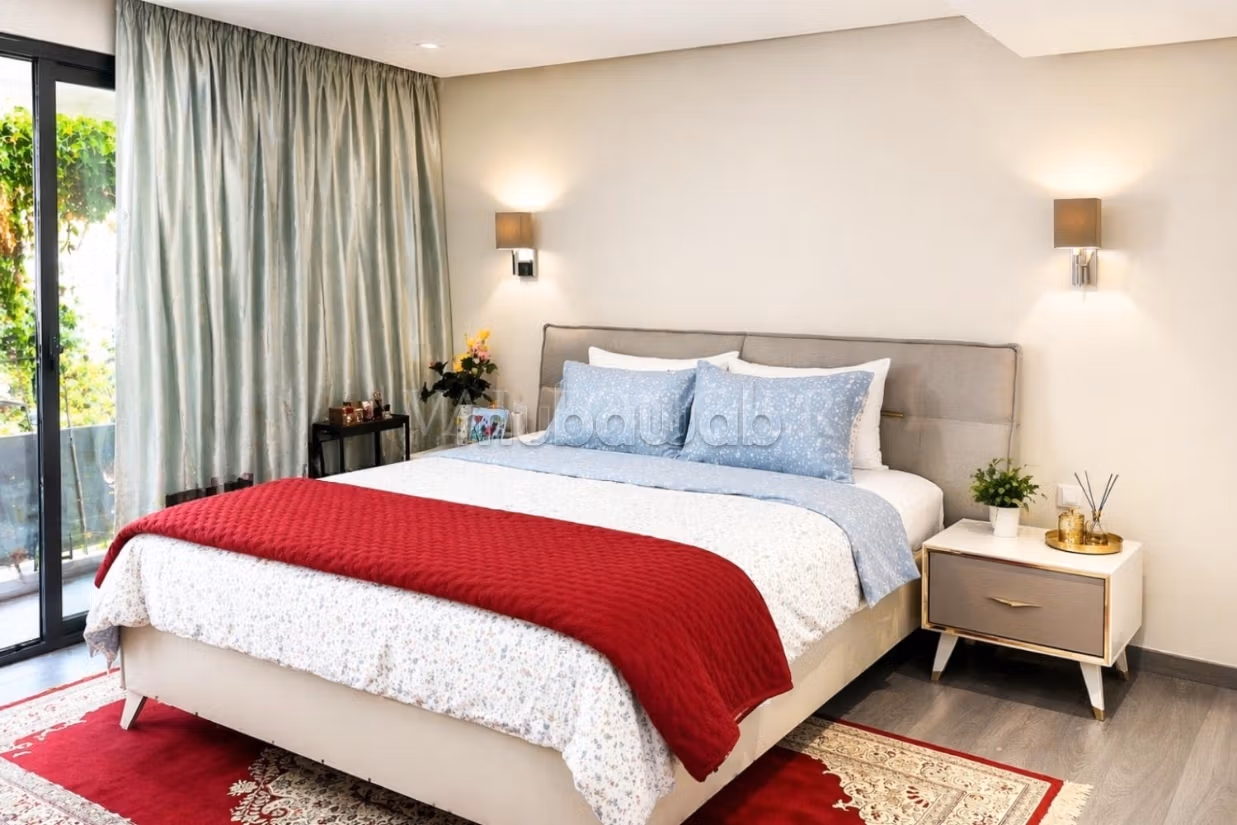 Duplex rez de jardin 3 chambres à louer – Bouskoura Ville Verte GCI – 220m2