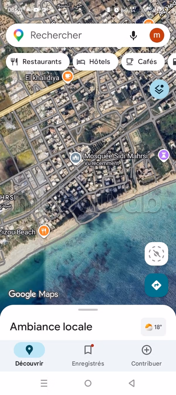 A vendre une villa a sidi mahrsi zone touristique